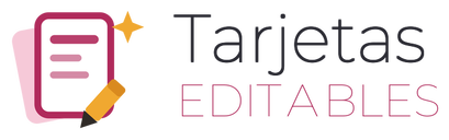 Tarjetas Editables